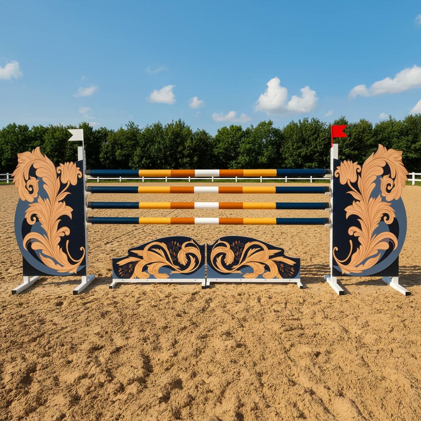 Royal Flowers Show Jump Set